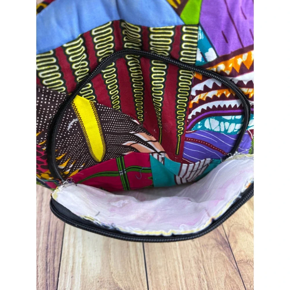 Handmade backpack features